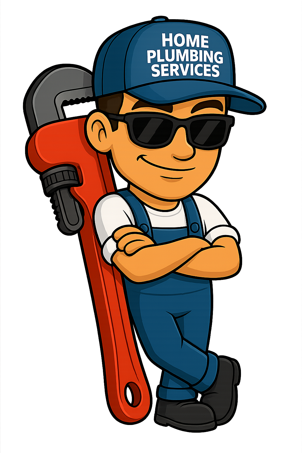Professional Plumber Mascot